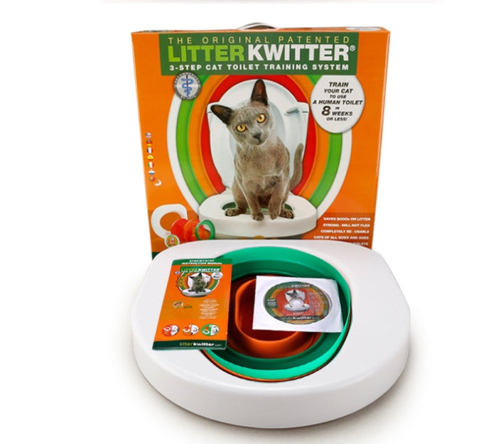 Litter Cat Toilet Sitting Toilet Trainer Kwitter