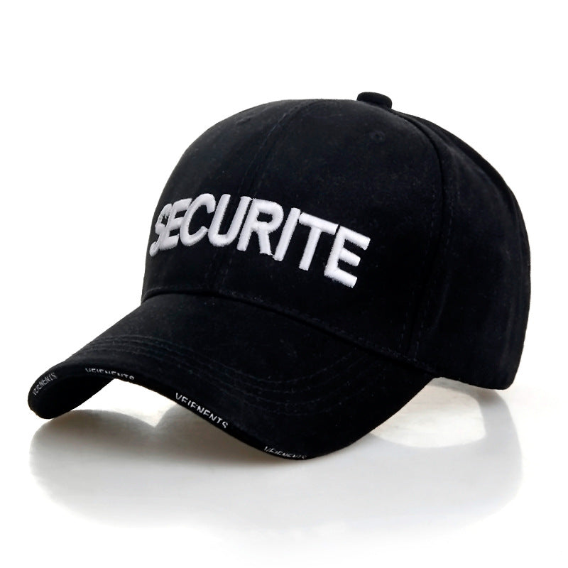 Alphabet Muse: Embroidered Visor Baseball Cap