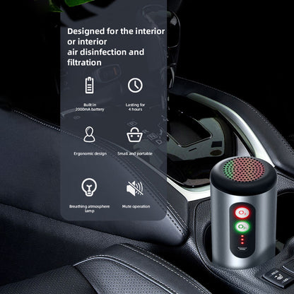 AeroPure Nano: Stealth Edition Automotive Air Purifier