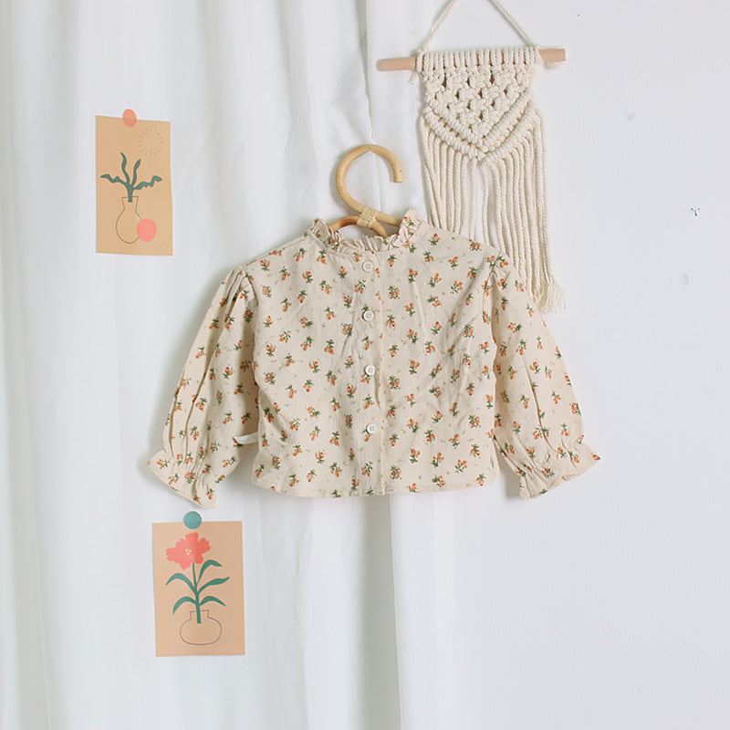 The Linen Vintage: Linen-Cotton Floral Romper & Top Set