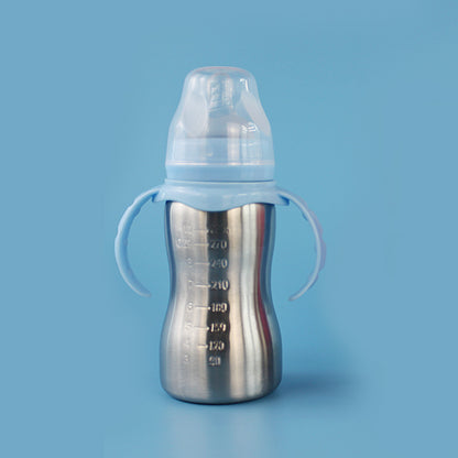 Baby Newborn Drinking Water Wide Mouth With Detachable Handle Bottle