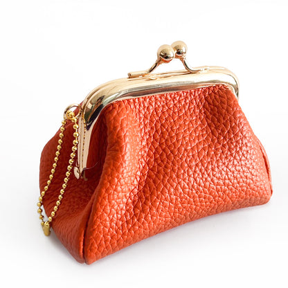 Genuine Leather Mini Coin Wallet With Female Creativity