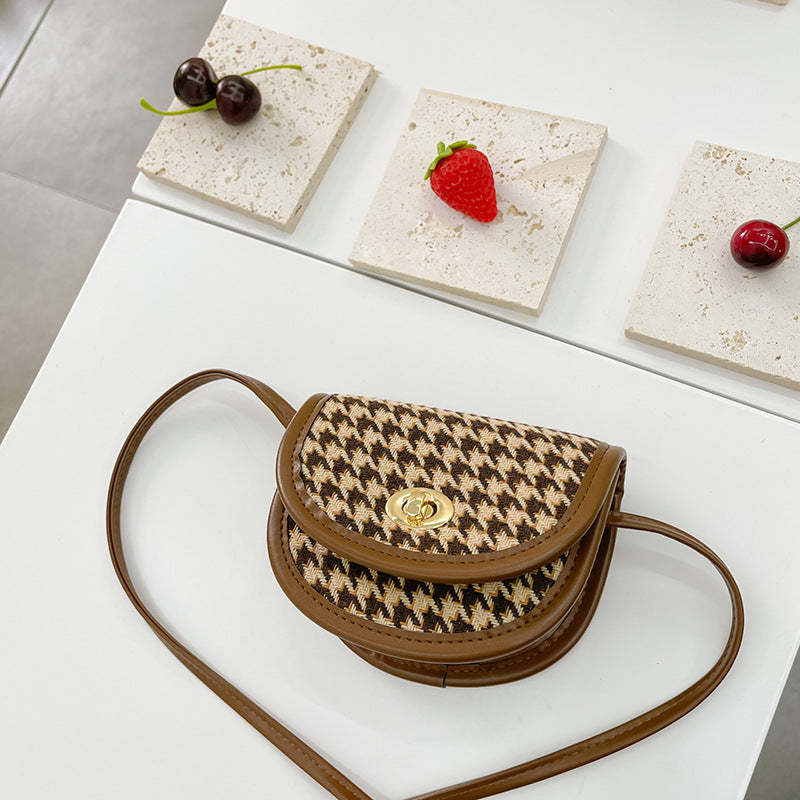 Checkerboard Edit: High-Texture Stylish Children’s Bag