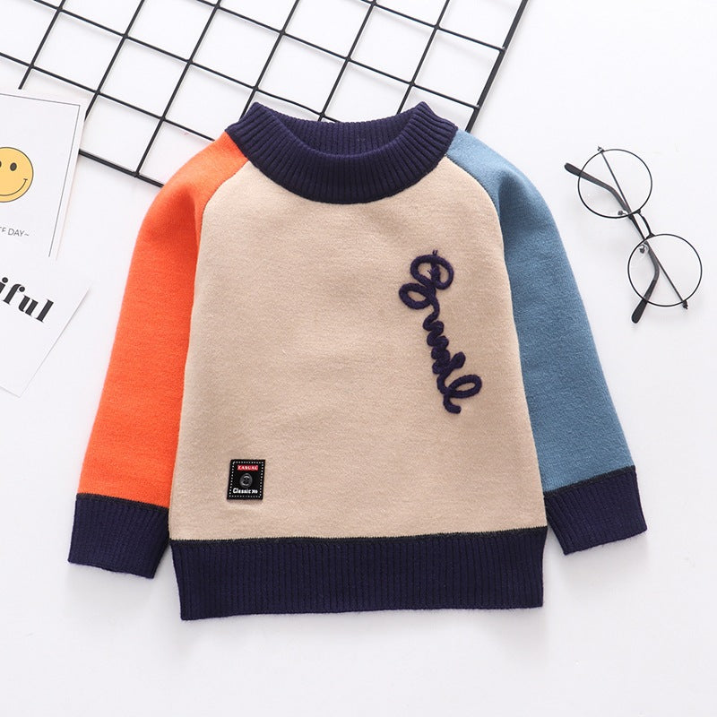 Plush Velvet Foundation Round Neck Jumper