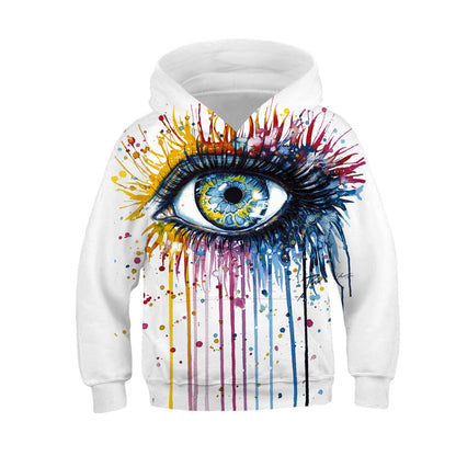 Cinematic Digital Print Hooded Performance Jumper