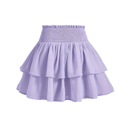 Puff Short Skirt Ballet Cake Dress High Waist Slimming