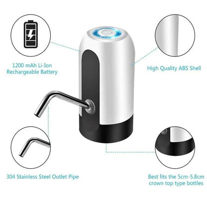 5-Gallon USB Electric Water Dispenser | Automatic Drinking Water Bottle Pump