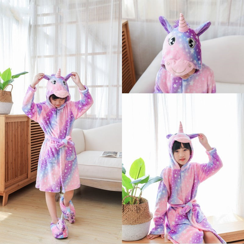 The Tenma Robe: Flannel Children’s Home Nightgown