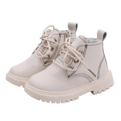The Artisan Short: Premium Leather Short Boots for Boys