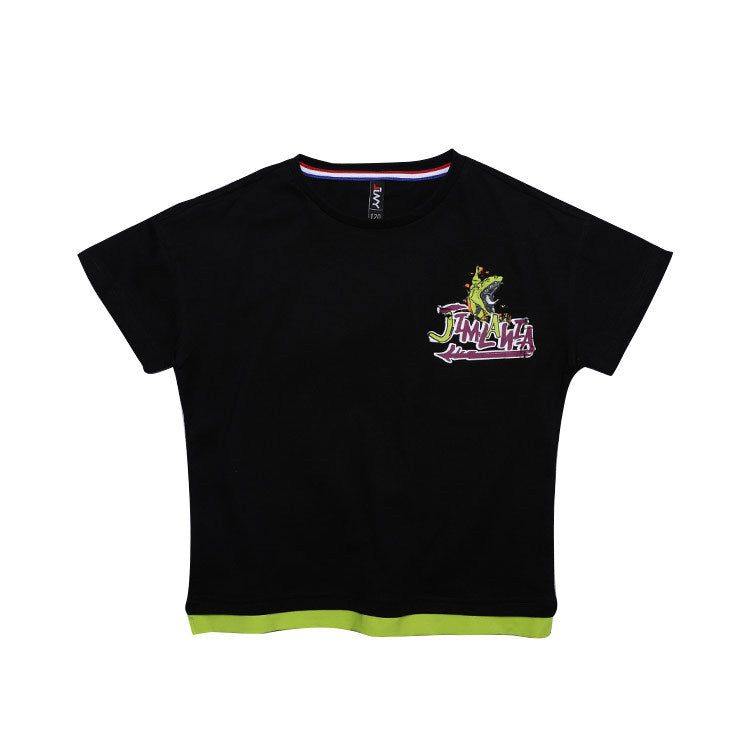 The Jurassic Short: Dinosaur-Themed Short-Sleeve Performance T-Shirt