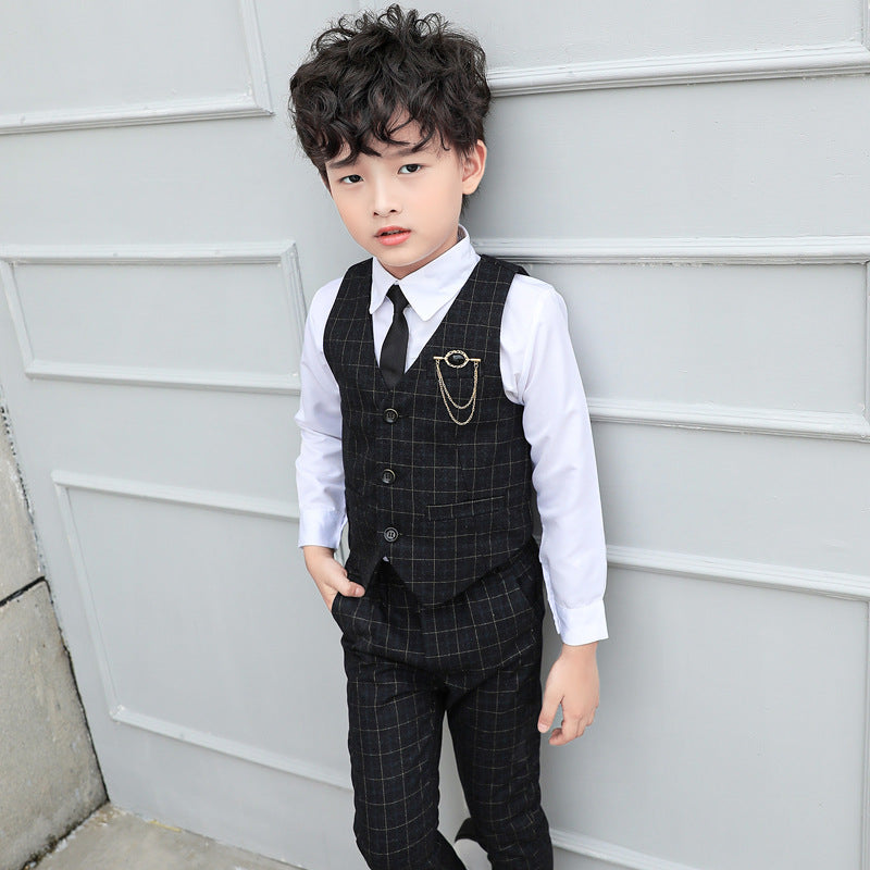 Autumnal Transition Waistcoat & Trousers Set