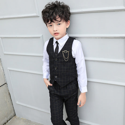 Autumnal Transition Waistcoat & Trousers Set