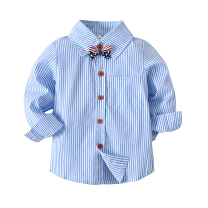 The Foundation Layer: Baby Boy Long-Sleeve Bottoming Shirt