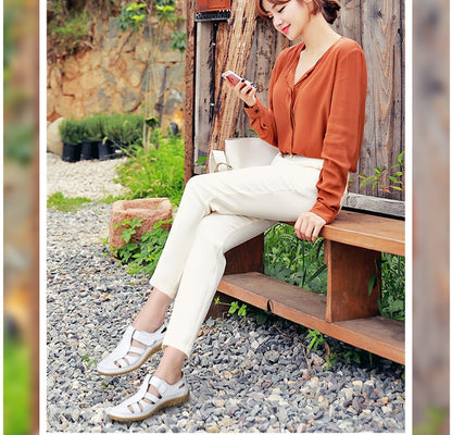 Artisan Lattice: Fashionable Hollow-Out Designer Sandals