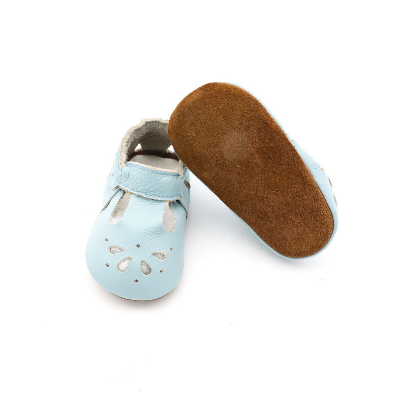 Cowhide baby shoes