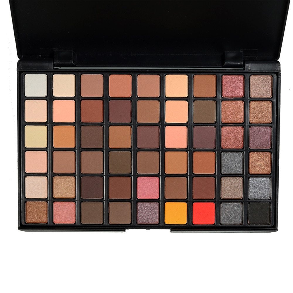 Portable 54 Color Eye Shadow Palette for Everyday Natural Shimmer