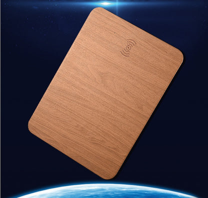 WoodCharge: Handcrafted Natural Wooden Wireless Charging Pad