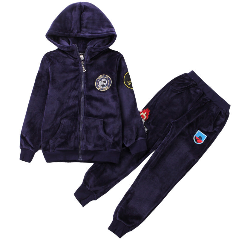 The Seasonal Pacing: Casual Autumn Performance Suit for Boys