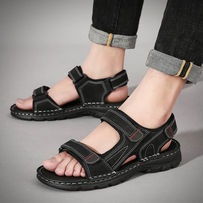 Easy Transition: Summer Men’s Velcro Sandals & Slippers