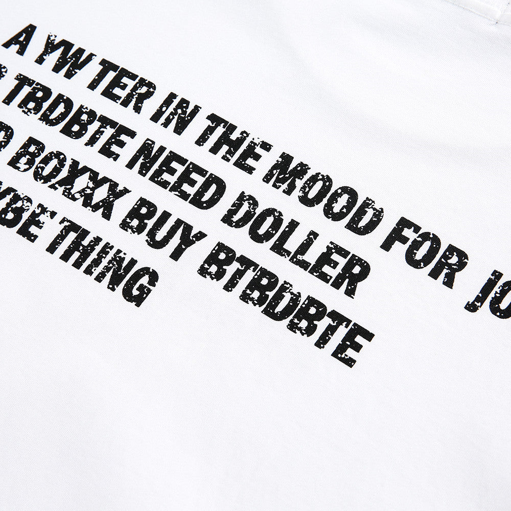 Printed Casual Short-sleeved Cotton T-shirt For Men