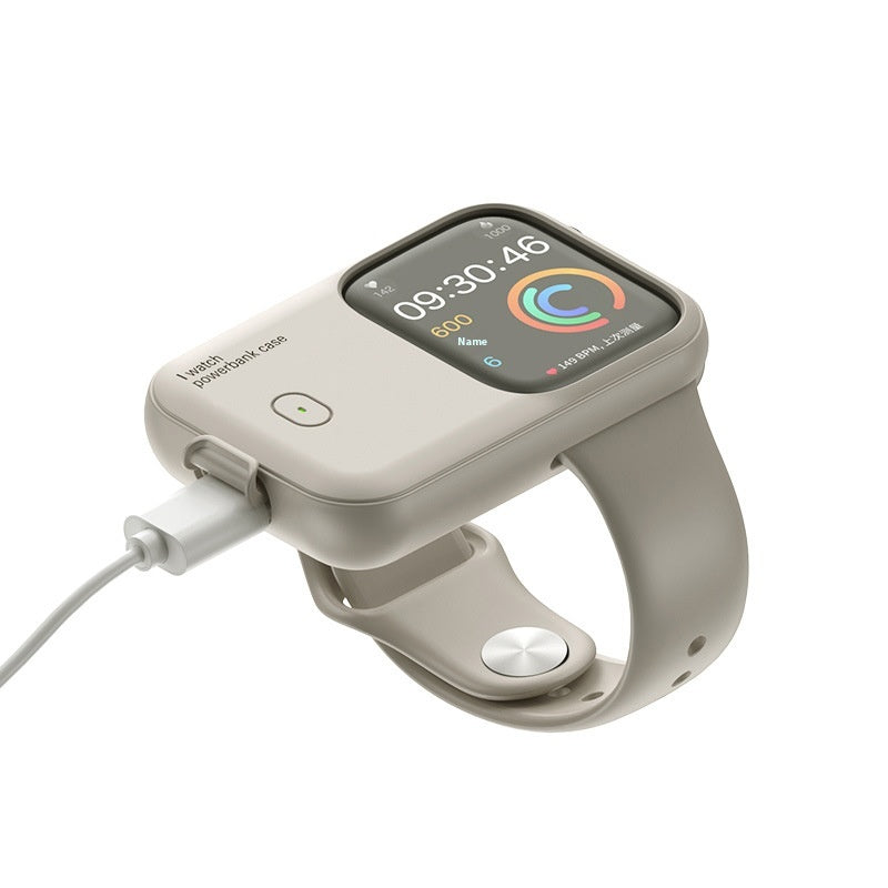 WristPower Watch: Portable Wireless Power Bank Compatible with Smartwatch