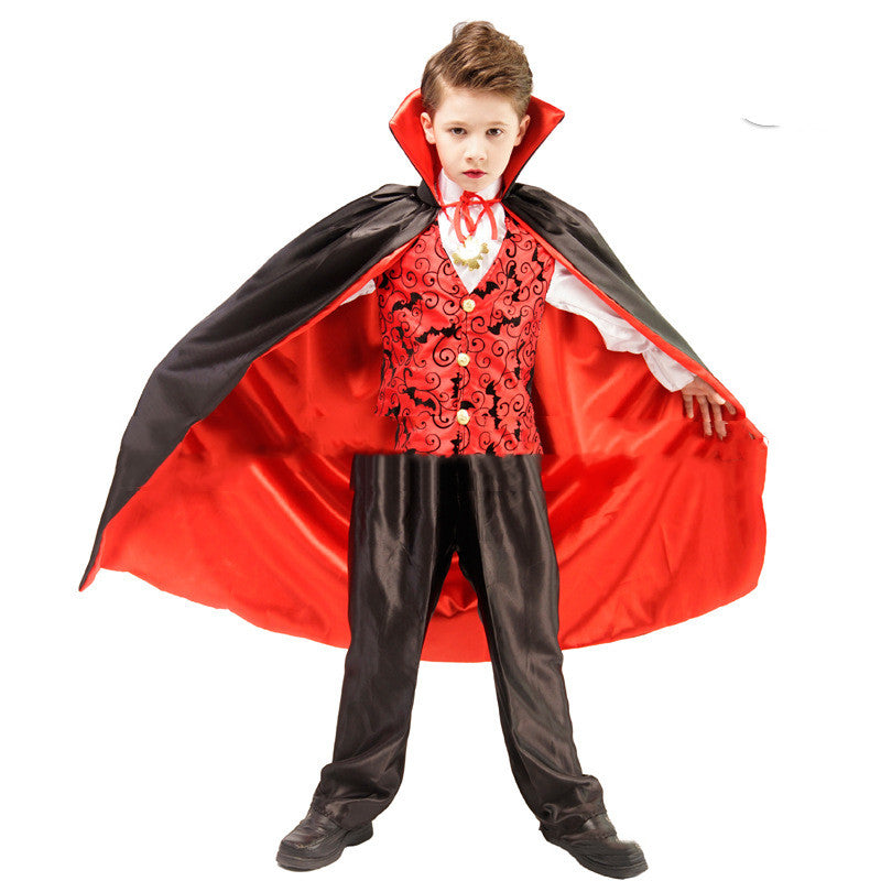 The Gothic Shadow: Vampire-Inspired Children’s Stage Costumes