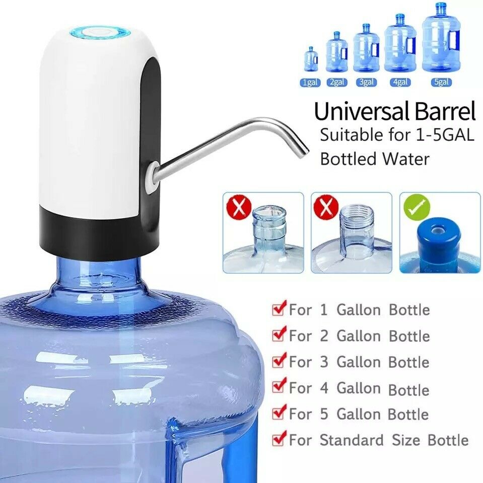 5-Gallon USB Electric Water Dispenser | Automatic Drinking Water Bottle Pump