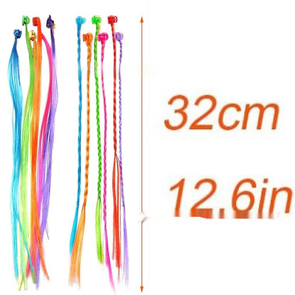 South Korea Children's Hair Accessories Ins Colorful Personality Wig Braid