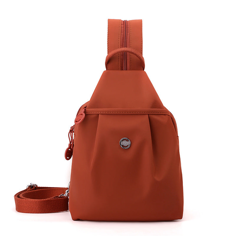 Womens Soft Leather Backpack for College Commute Daily School