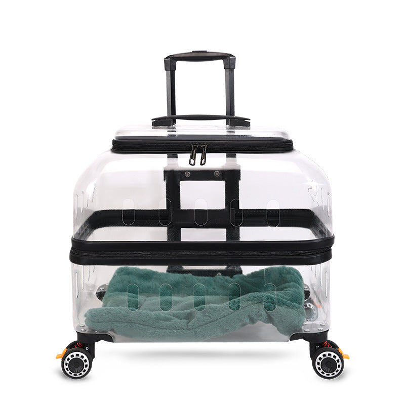 Cat Trolley Out Cat Bag Dog Portable Consignment Flight Case