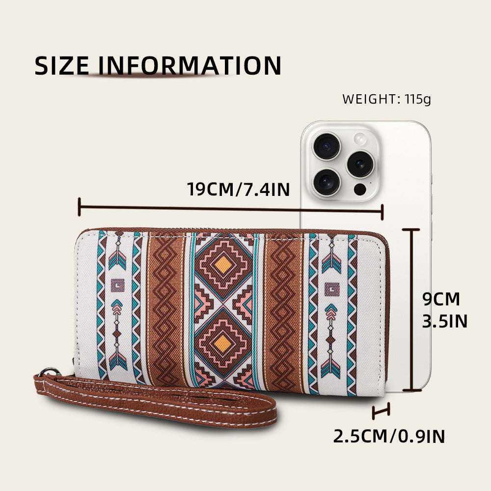 Bohemian Wind Belt RFID Wallet Retro High Sense