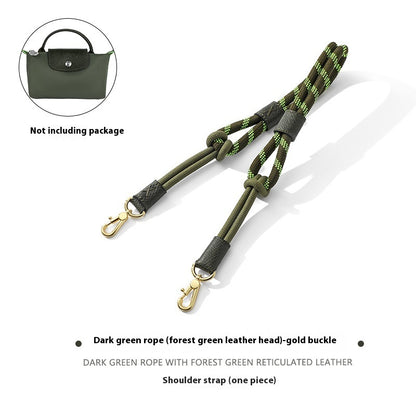 Punch-free Modification Accessories Braided Rope Shoulder Strap Crossbody Strap
