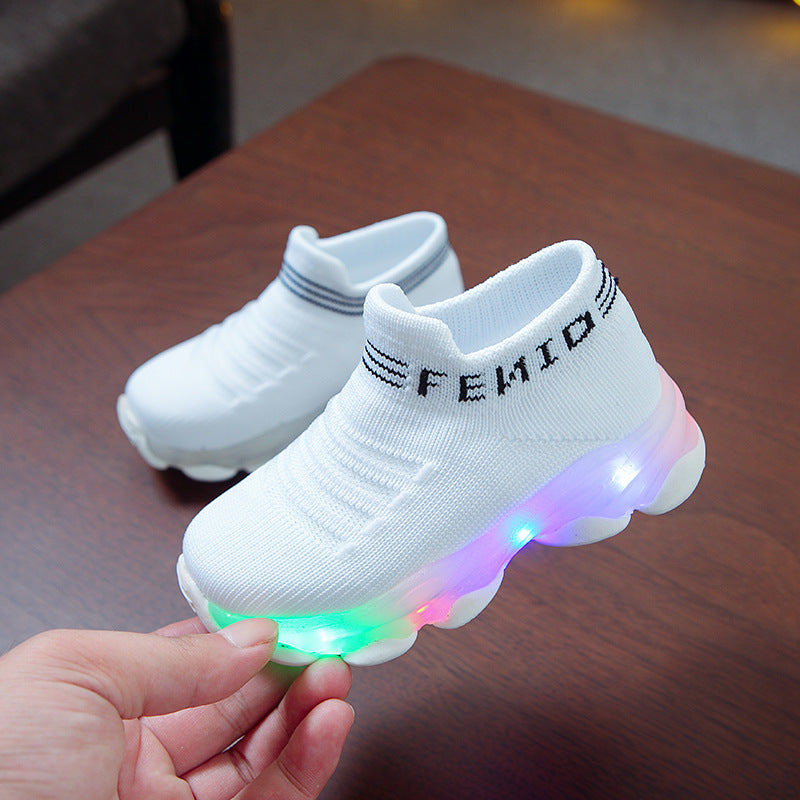 The Neon Path: LED Light-Up Shoes for Boys & Girls
