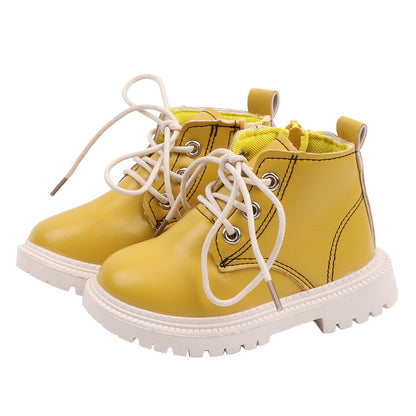 The Artisan Short: Premium Leather Short Boots for Boys