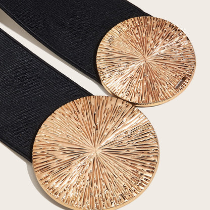 Female Ornament Overcoat With Dress Belt Waist-tight