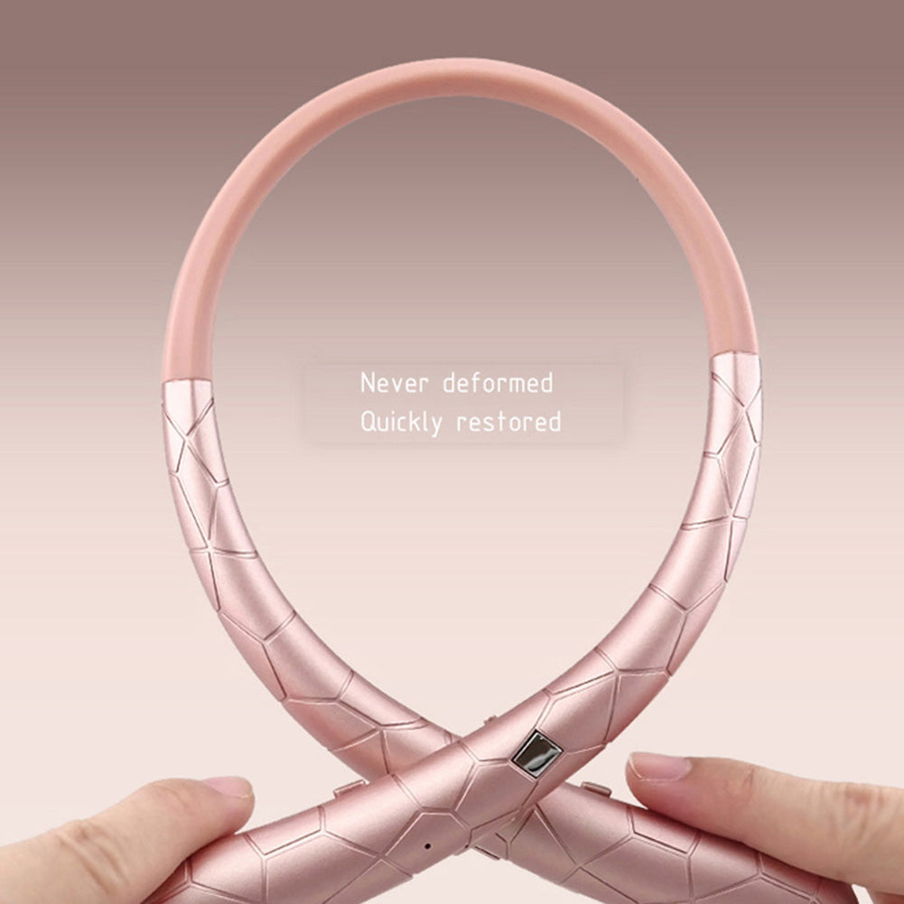 NeckBand RetractBT: Sports Retractable Handsfree Wireless Neckband Bluetooth Stereo Headphones