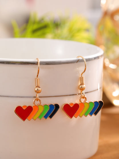 Creative New Rainbow Flag Rainbow Love Rainbow Earrings