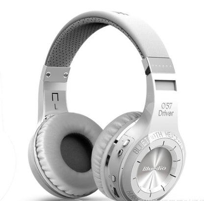 ChromeAir: Bluedio Wireless Headphones in White & Silver