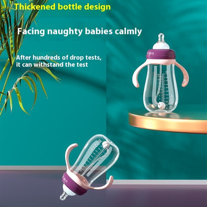Wide Caliber: PP Straw Baby Water & Milk Feeding Bottle