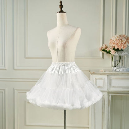 Crinoline Boneless Soft Veil Lolita Princess Pettiskirt Cotton Candy Clouds Crinoline