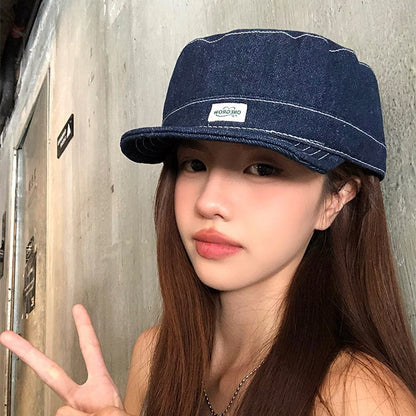 Japanese Style Simple Fashionable Hat Soft Top Versatile Short Brim Baseball Cap