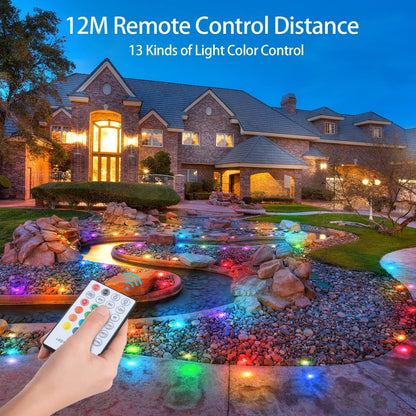 RGB Outdoor Lamp String LED Underground Lamp Low