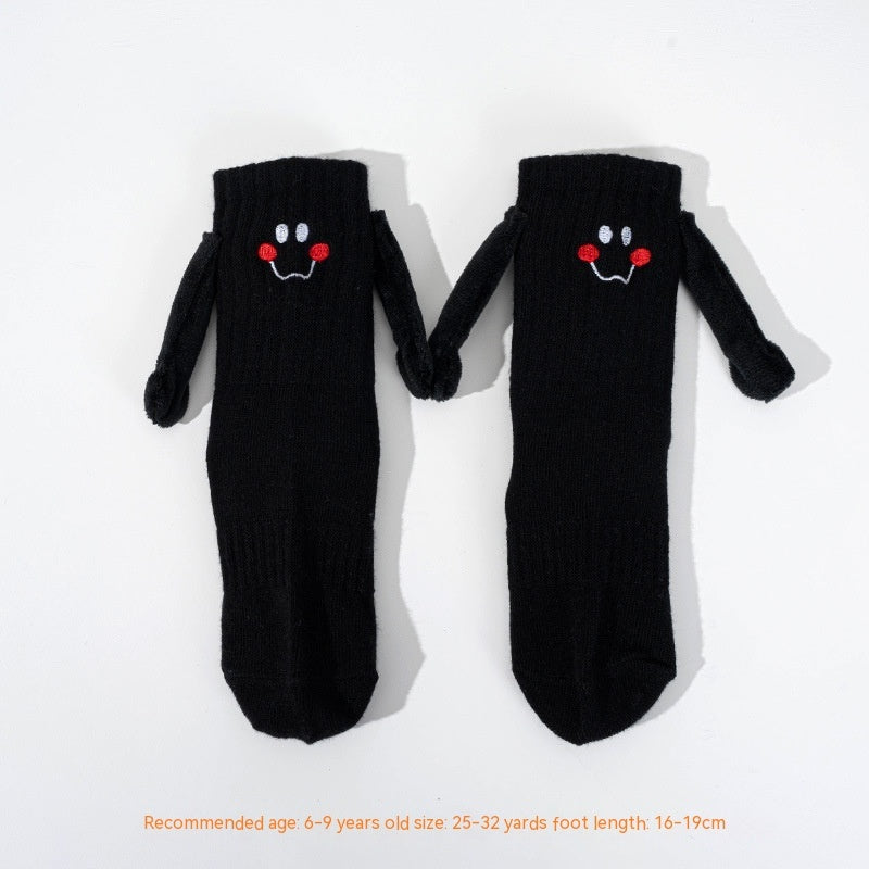 The Magnetic Bond: Magnetic Hand-Holding Tube Socks