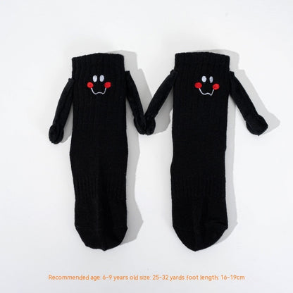 The Magnetic Bond: Magnetic Hand-Holding Tube Socks