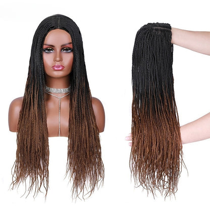 African Braid Long Hair Synthetic Wigs Women