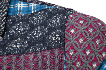 Printed Short-Sleeve Shirt Exquisite Pattern Mastery