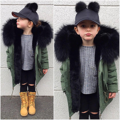 The Artisan Faux: Children’s Premium Faux Fur Winter Coat
