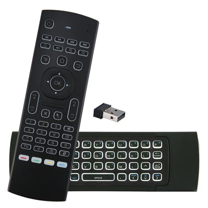 MX3 MX3-L Backlit Air Mouse T3 Smart Voice Remote Control 2.4G RF Wireless Keyboard For X96 mini KM9 A95X H96 MAX Android TV Box