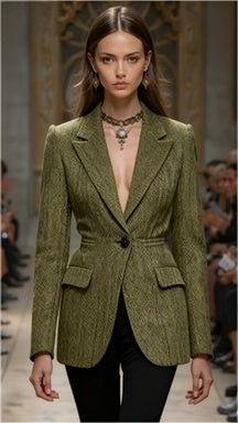 Casual Retro Stand Collar Coat