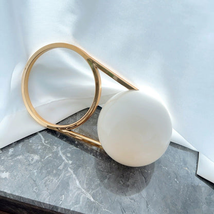 Ball Electroplating Handle PVC Dinner Bag